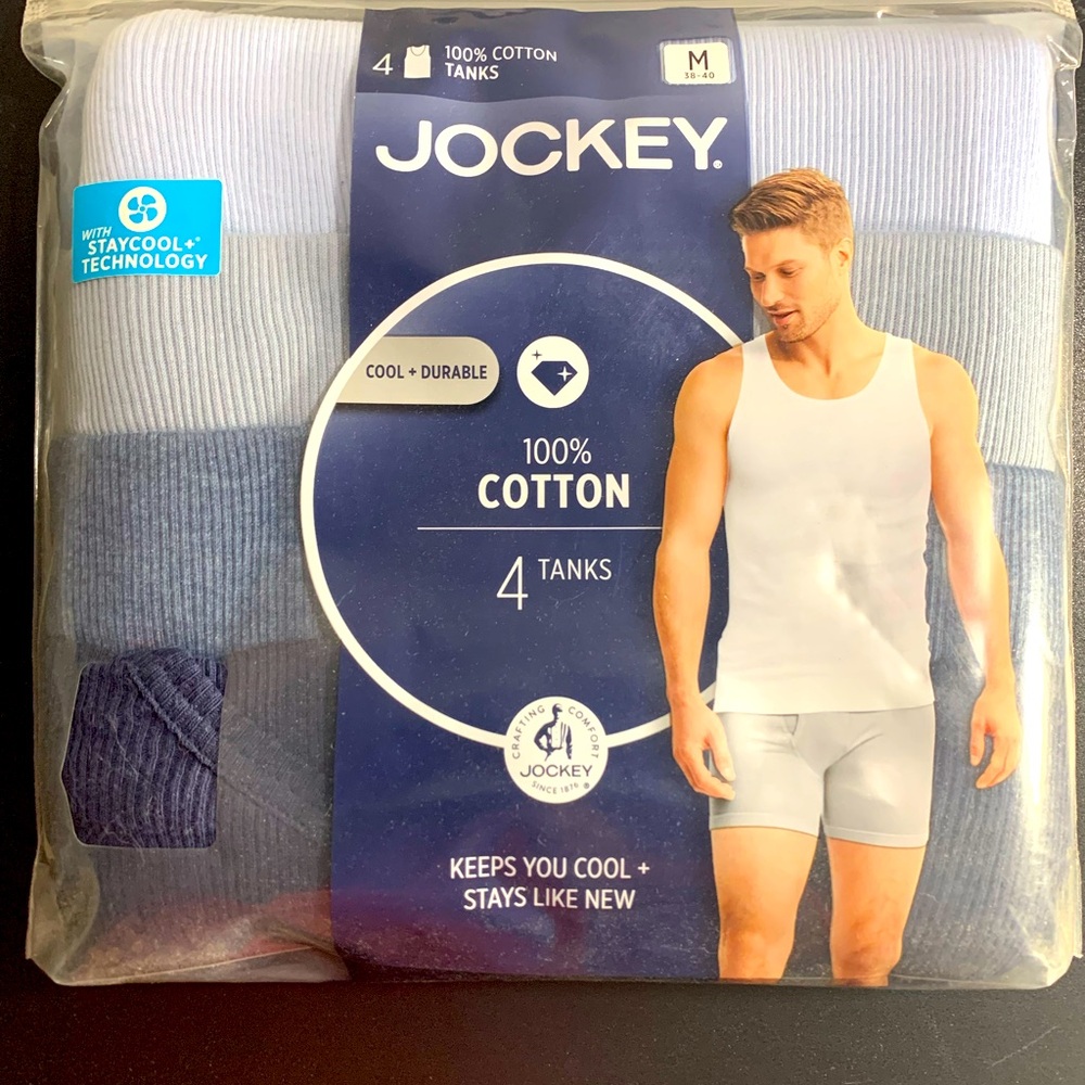 4 Pack Jockey Under shirt tank tops